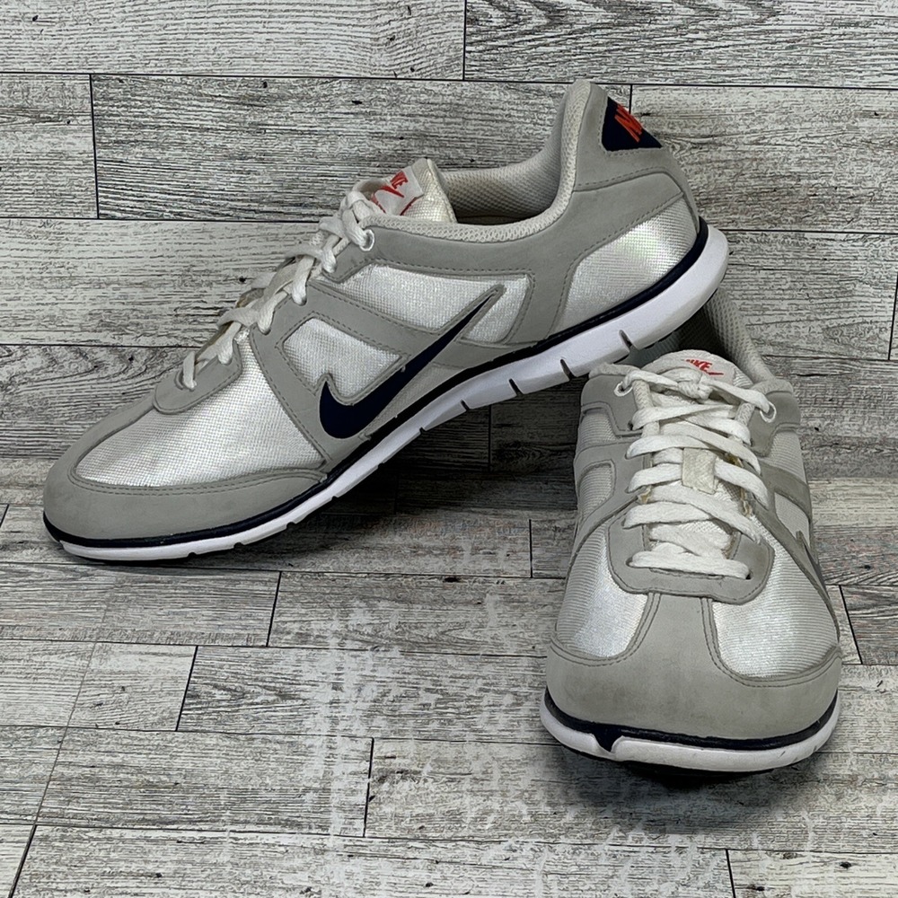 Nike Oceania NM Blue White Gray Running Shoes‎ 443937-101 Women Size 8
